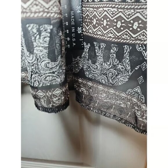 Rue 21 Long Maxi Skirt Elephants Bohemian Yoga Thai Small - Picture 5 of 5